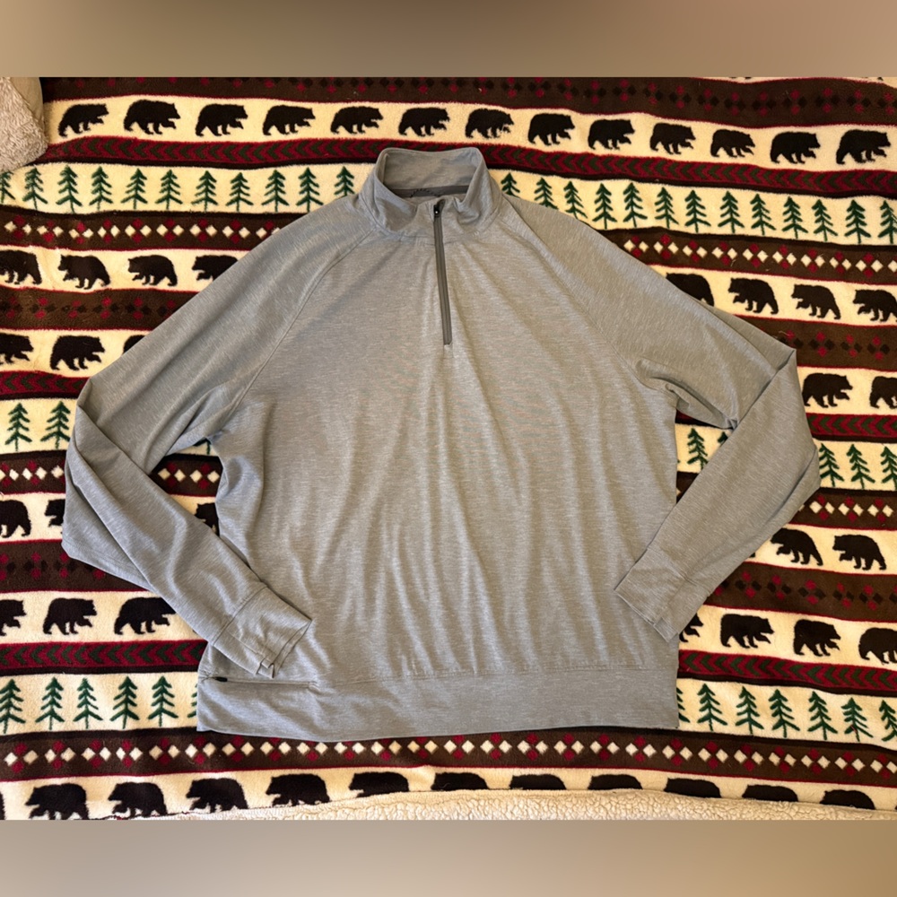 REI Light Gray Long Sleeve Women's Top